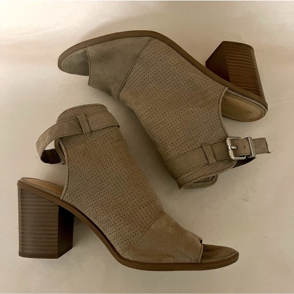 Sam Edelman Kipling Tan Heeled Boots with Block Heel